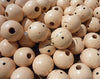 20mm 0.78 inch Small Wood Doll Head Beads with Faces 100 Pieces - artcovecrafts.com