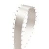 3/8 inch White Picot Edge Satin Ribbon 50 Yard Roll - artcovecrafts.com