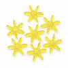 18mm Transparent Acid Yellow Starflake Beads 500 Pieces - artcovecrafts.com