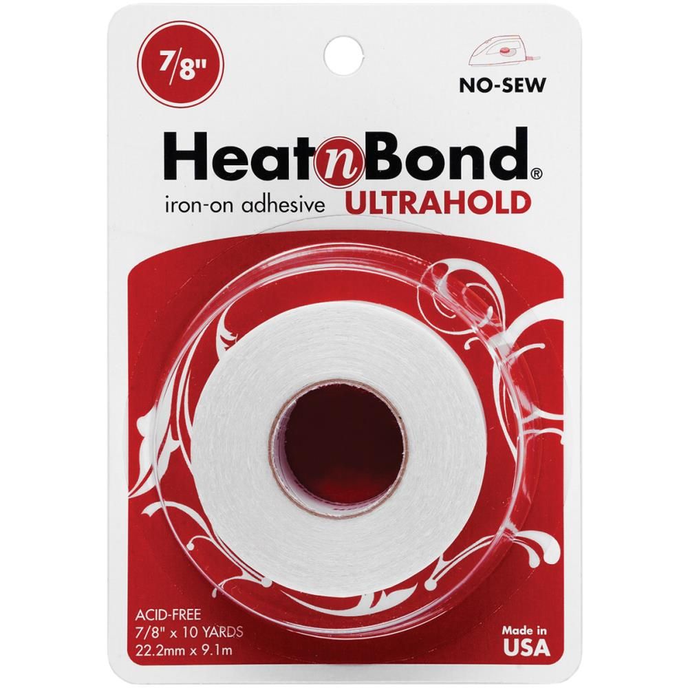HeatnBond Ultrahold Iron-On Adhesive 0.875 inch X 10 yards
