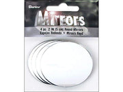 2" Darice Round Mirrors 4 Pieces 1613-43 - artcovecrafts.com