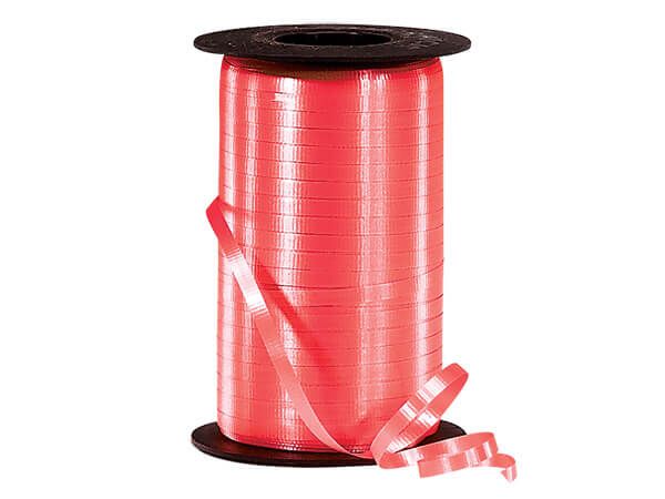 Coral Curling Ribbon 500 Yard Roll 3/16 Inch Wide. - artcovecrafts.com
