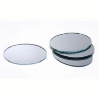 4 x 6 inch Oval Glass Craft Mirrors Bulk 12 Pieces Mosaic Tiles - artcovecrafts.com
