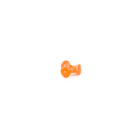 11 mm Acrylic Orange Tri Beads Bulk 1,000 Pieces - artcovecrafts.com