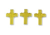 Gold Mini Cross with Dove Acrylic Charm Capia 24 Pieces