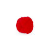 2 Inch Red Craft Pom Poms 25 Pieces - artcovecrafts.com