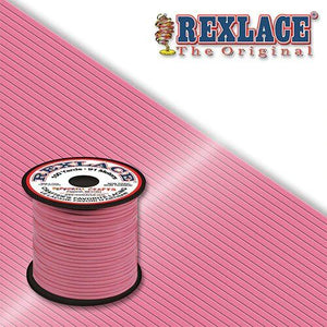 Pink Plastic Rexlace 100 Yard Roll - artcovecrafts.com