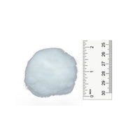 2 Inch White Craft Pom Poms 25 Pieces - artcovecrafts.com
