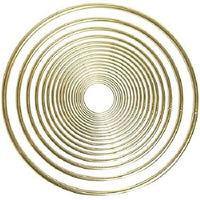 4 Inch Gold Metal Rings Hoops for Crafts Bulk Wholesale 12 Pieces