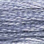 DMC 6 Strand Embroidery Floss Cotton Thread 318 Lt Steel Gray 8.7 Yards 1 Skein