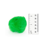 2 Inch Neon Green Craft Pom Poms 25 Pieces - artcovecrafts.com