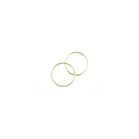 1.5 Inch Gold Metal Rings Hoops for Crafts Bulk Wholesale 20 Pieces