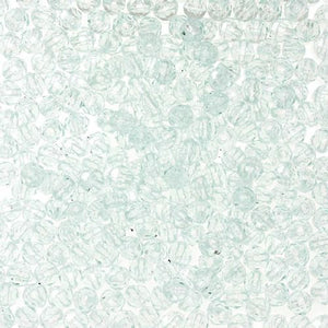 8mm Faceted Plastic Beads Transparent Sea Mist 1,000 Pieces - artcovecrafts.com