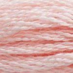 DMC 6 Strand Embroidery Floss Cotton Thread 225 Ultra Light Shell Pink 8.7 Yards 1 Skein