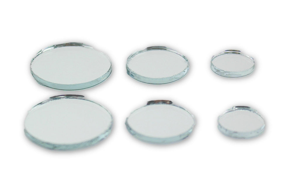 Small Mini Round Craft Mirrors Bulk Assortment 1/2, 3/4 & 1 inch 25 Pi ...