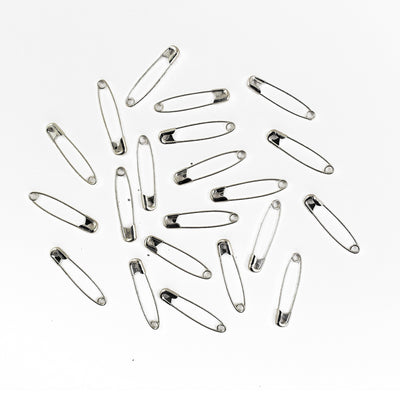 Wholesale 120pc Safety Pins- Silver- 1.5 SILVER