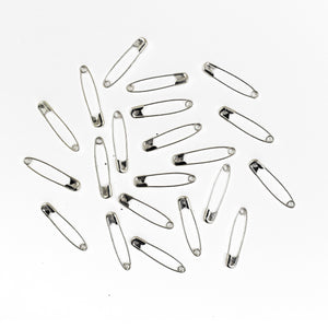 Silver Small Safety Pins Size 00 - 0.75 Inch 144 Pieces Premium Quality - artcovecrafts.com