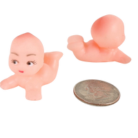 1.75 Inch Mini Kewpie Plastic Dolls 12 Pieces Baby Shower Favors Decoration