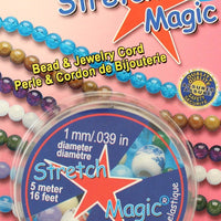 Stretch Magic Elastic Beading & Jewelry Cord Sizes .5mm .7mm 1mm 1.5mm 1.8mm - artcovecrafts.com