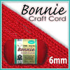 6mm Red Macrame Cord 100 Yards
