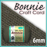 6mm Smoke Grey Teal Macrame Cord 100 Yards