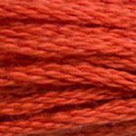 DMC 6 Strand Embroidery Floss Cotton Thread 900 Dk Burnt Orange 8.7 Yards 1 Skein