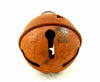 65mm 2.5 inch Large Rustic Rusty Craft Jingle Bell with Stars 1 Piece - artcovecrafts.com