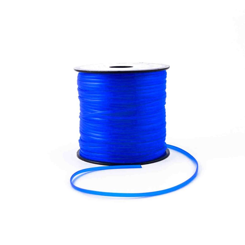 Neon Blue Plastic Craft Lace Lanyard Gimp String Bulk 100 Yard Roll ...