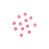 8mm Faceted Plastic Beads Transparent Pink Bulk 1,000 Pieces - artcovecrafts.com