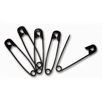 Small Black Safety Pins Bulk Size 00 - 0.75 Inch 1440 Pieces Premium Quality - artcovecrafts.com