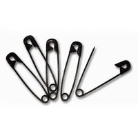 Black Large Safety Pins Bulk Size 3 - 2 Inch 1440 Pieces Premium Quality - artcovecrafts.com