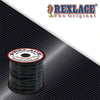Black Plastic Rexlace 100 Yard Roll - artcovecrafts.com