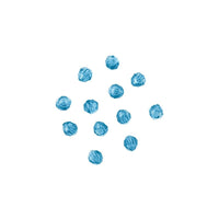 8mm Faceted Plastic Beads Transparent Turquoise Bulk 1,000 Pieces - artcovecrafts.com
