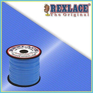 Glow in the Dark Blue Plastic Rexlace 100 Yard Roll - artcovecrafts.com