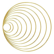 4 Inch Gold Metal Rings Hoops for Crafts Bulk Wholesale 12 Pieces
