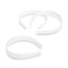 Darice White Plastic Headbands 12 Pieces 1088-06 - artcovecrafts.com