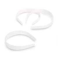 Darice White Plastic Headbands 12 Pieces 1088-06 - artcovecrafts.com