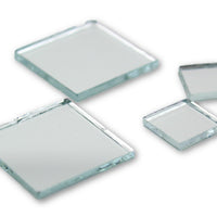 Small Mini Square Craft Mirrors Bulk 0.5 & 1 Inch 100 Pieces Mirror Mo ...