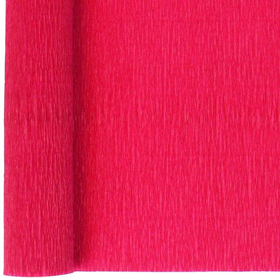 Red Crepe Paper Sheets Folds 20 inch. X 8 ft.