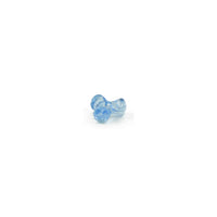 11 mm Acrylic Light Blue Tri Beads Bulk 1,000 Pieces - artcovecrafts.com