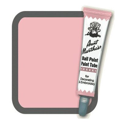 Pink Aunt Martha's Ballpoint Embroidery Fabric Paint Tube Pens 1 oz - artcovecrafts.com