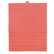 7 Mesh Count Red Plastic Canvas Sheet 10.5 x 13.5 Inch 1 Sheet - artcovecrafts.com
