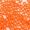9mm Transparent Hyacinth Orange Pony Beads Bulk 1,000 Pieces
