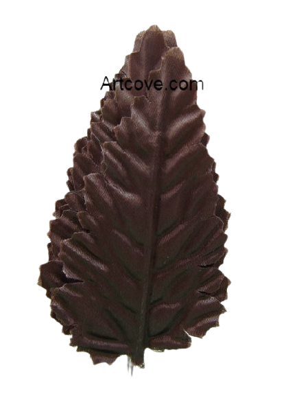 3.5 inch Brown Artificial Leaves with White Stems 144 Pieces