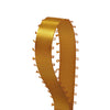 3/8 inch Gold Picot Edge Satin Ribbon 50 Yard Roll - artcovecrafts.com