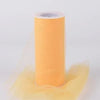 Gold Tulle 6 inch Roll 25 Yards - artcovecrafts.com