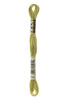 DMC 6 Strand Embroidery Floss Cotton Thread 734 Lt Olive Green 8.7 Yards 1 Skein