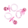 2.5 inch Plastic Mini Pink Baby Pacifiers