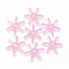 18mm Transparent Pink Starflake Beads 500 Pieces - artcovecrafts.com