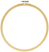 7" Darice Wood Embroidery Hoop 1 Piece 39104 - artcovecrafts.com